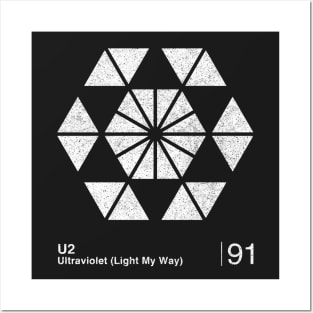 U2 / Minimalist Graphic Design Fan Artwork Posters and Art